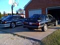 The 85 SVO and our 14 year old son's 91 GT - Sad when your son's car is the best of the pack.