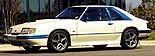 Scott Wigginton's 1986 White & Blue Pearl  Mustang SVO